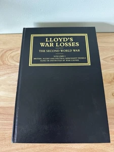 Lloyd’s War Losses Second World War Volume 1 Hardback - Picture 1 of 4