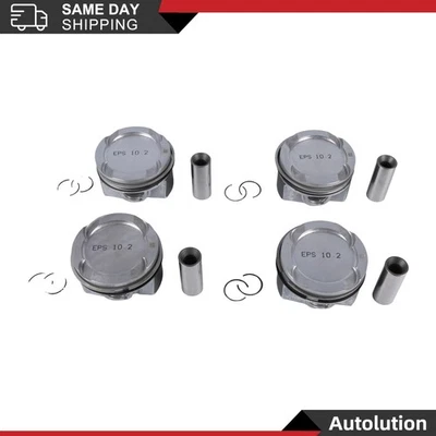 4x Pistons & Rings Set CR 10.2 OEM FOR BMW 330i 430i F30 F32 F56 G20 G30 B46 Foto 1 de 4