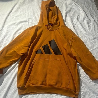 Adidas Men’s Orange Future Icons Winterized Hoodie Size 2XL XXL Good Condition  - Image 1 of 4
