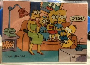 The Simpsons 1993 Skybox 2 Karten Acetat Promo Karten Set Bongo Comics - Bild 1 von 4