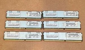 SAMSUNG 24GB RAM ( 6 X 4GB) 4Rx8 PC2-5300F, M395T5163QZ4-CE68. FAST SHIP - Picture 1 of 3
