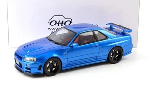 Otto 2005 Nissan Skyline GT-R R34 NISMO Z-Tune Bayside Blue 1:12 G082 - Picture 1 of 12
