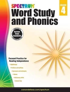 Spectrum Word Study and Phonics, Grade 4: Volume 83 by Spectrum (English) Paperb - Bild 1 von 1