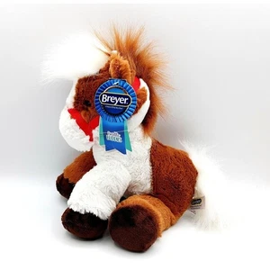 Aurora Breyer Bridle Buddies Pinto Horse Stuffed Animal #14366 - Imagen 1 de 6