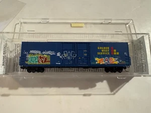 Micro-Trains Spur N Graffiti Collector Series #4 Golden West Service Box Car - Bild 1 von 12