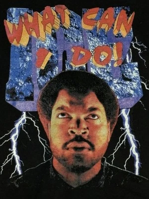 Camiseta Vintage Ice Cube Masculina G Preta What Can I Do Anos 90 Hip Hop Rap - Imagem 1 de 4