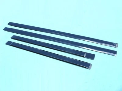 13-18 DODGE RAM 1500 CABINA CUÁDRUPLE DELANTERO TRASERO IZQUIERDO DERECHO MOLDURAS PUERTA CROMADAS Foto 1 de 4