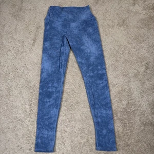 ALO Yoga Leggings Mujer S Azul Atlético Salón Viaje Cintura Alta Tie Dye Deportivo - Imagen 1 de 7