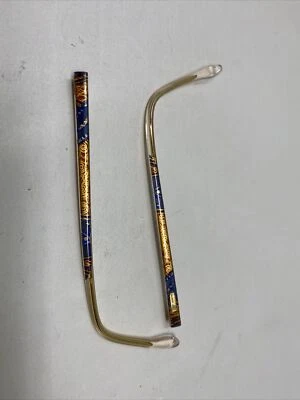 СИЛУЭТ SPX M 1803 /20 2792 135 мм синий золотой прозрачный храм руки части / H06 - Изображение 1 из 4