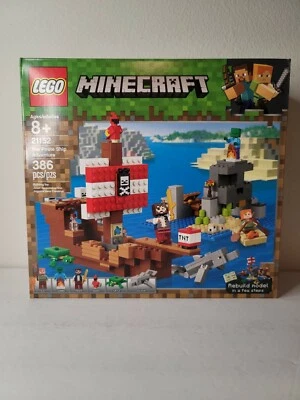 Lego The Pirate Ship Adventure Minecraft (21152) Nova Caixa Selada de Fábrica  - Imagem 1 de 4