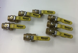 (QTY 7) Webstone THD-X172 3/4" x 3/4" FIP G-Port Ball Valve H-41723 - Picture 1 of 9