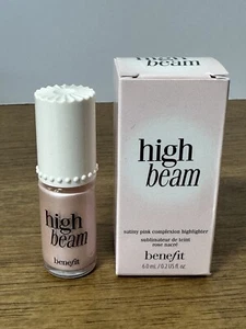 Benefit Cosmetics High Beam Satiny Pink Liquid Complexion Highlighter 6ml 0.2 oz - Picture 1 of 4