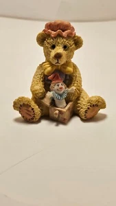 Take me home Teddies Playful Patty with Jack in the Box Figurine 3 in. - Picture 1 of 4