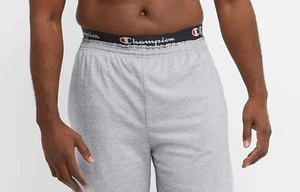 CHAMPION Gris LOUNGE SHORTS Cintura Elástica Mezcla de Algodón Para Hombre 6XB Grande - Imagen 1 de 7