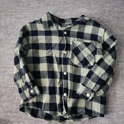 Camisa Zara gris y azul marino Foto 1 de 3