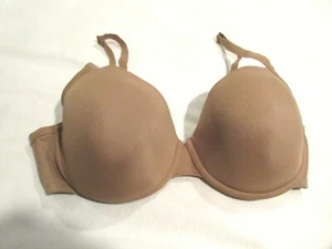 CACIQUE BRA 46DD TAUPE FULL COVERAGE LIGHTLY LINED FULL LIFT UNDERWIRE EUC  - Picture 1 of 7