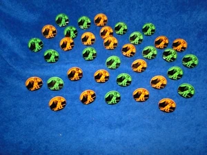 New Bakery Craft Dinosaur party rings, 36 count, great for cakes,cupcakes, bento - Picture 1 of 5
