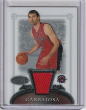 Jorge Garbajosa 2007 Bowman Sterling Rookie Jersey Toronto Raptors