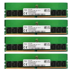 New Hynix 128GB (4X32GB) DDR5 4800MHz PC5-38400 UDIMM Memory Ram HMCG88MEBUA081N - Picture 1 of 5