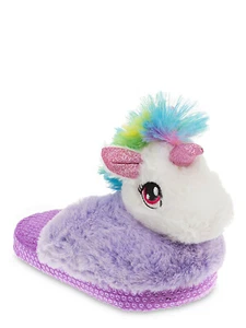 Zapatillas Wonder Nation Unicornio Arco Iris Púrpura Niñas Talla 11-12 - Imagen 1 de 6