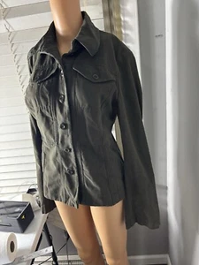 STRENESSE BLUE green JACKET WOMENS Y2K size Us 8 - Picture 1 of 19