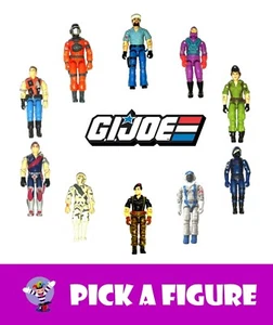 Vintage G.I. Joe ~ SINGLE FIGURES ~ Loads to Choose From ~ 1980's Hasbro GI Joe - Picture 1 of 135