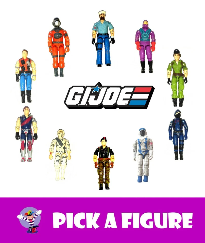 Vintage G.I. Joe ~ SINGLE FIGURES ~ Loads to Choose From ~ 1980's Hasbro GI Joe - Image 1 of 1