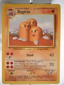001PK019 - Dugtrio - 19/102 - Base - Raro - - Imagen 1 de 2