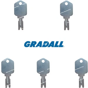 5 Gradall Telehandler ignition keys 7738-4578 91033317 - Picture 1 of 4