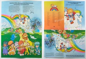 RAINBOW BRITE - Original 1984 Trade AD / 14"x21" POSTER _ Hallmark 8pg Promo - Bild 1 von 4