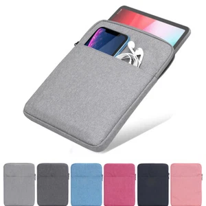 For iPad Pro 11 Air 5/4 10.9 10.2 Sleeve Pouch Tablet Bag Shockproof Soft Cover - Picture 1 of 25