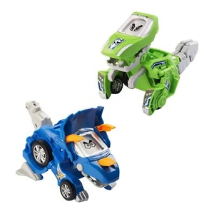 Vtech Switch & Go Dinos Blue Triceratops Green T-Rex (2 Pack) - Picture 1 of 4