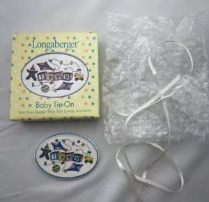 Longaberger 1999 Baby Tie On Accessory NEW NOS In Original Box 36099 - Picture 1 of 4