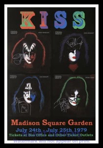 Gerahmtes Rock n Roll Poster "KISS AT MADISON SQUARE GARDEN"; 12x18 - Bild 1 von 1