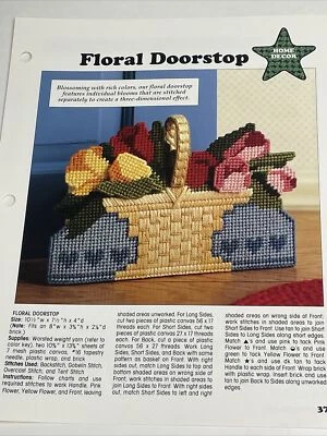 Patrón floral de lona de plástico para tope de puerta para artes de ocio Foto 1 de 4