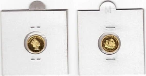 TOKELAU ISLANDS GOLD PROOF 10 TALA COIN 1997 YEAR KM#31 GOLDEN HIND SHIP - Picture 1 of 1