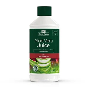 Aloe Pura Aloe Vera Saft Maximale Stärke Cranberry Geschmack 1L 1 Liter - Bild 1 von 3