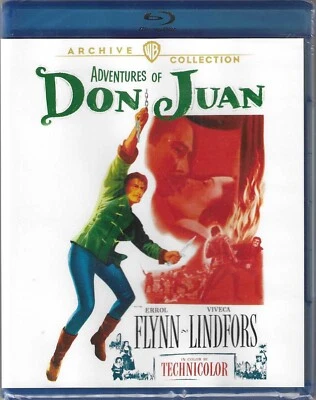 Adventures of Don Juan Blu Ray (Errol Flynn) Region Free Inc Reg Post - image 1 of 2