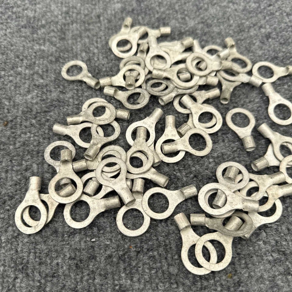 Lot Of 60 - ETC D6 Ring Terminal Uninsulated 1/2" Stud #6 Crimp New - Image 1 of 4