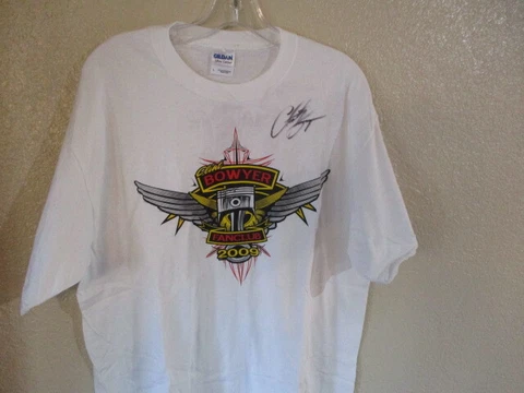CLINT BOWYER GILDAN T SHIRT (LIVE SIGNATURE) BOWYER FAN CLUB 2009 Cover