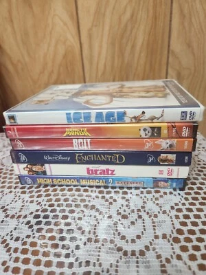 6 DVD Movie Lot :   BOLT, ICE AGE, KUNG FU PANDA, ENCHANTED, Etc.  4 New  2 Used Foto 1 de 4