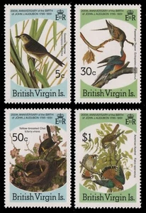 Islas Vírgenes 1985 - Mi-N.o 533-536 ** - Estampillada sin montar o nunca montada - Pájaros / Pájaros - Audubon - Imagen 1 de 1
