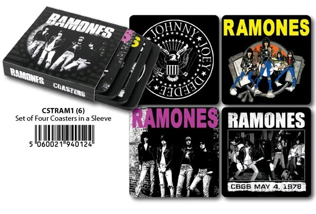 Ramones - Juego de 4 posavasos Foto 1 de 1