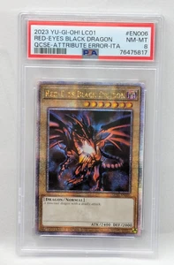 2023 Yu-Gi-Oh! LC01 Red-Eyes Black Dragon #EN006 - CASI NUEVO-COMO NUEVO 8 PSA - Imagen 1 de 3