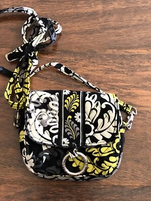 Vera Bradley BARROCO PEQUEÑO BOLSO DE CADERA Mini Hipster Cartera Bolso Cinturón DEFECTUOSO Foto 1 de 4