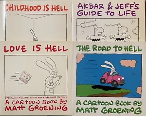Matt Groening Books Set Of 4 - Picture 1 of 2