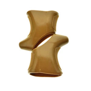 1 Pair Brown Vintage Bike Brake Lever Hoods For Campagnolo Nuovo / Super Record - Picture 1 of 6