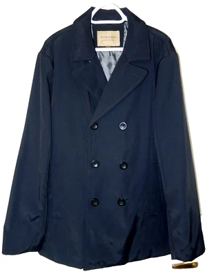 Sonoma 4 口袋内衬大衣-L,深海军蓝全新带标签 140 美元大讨价还价警报!! — 第 1/4 张图片