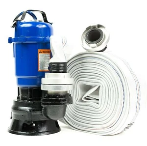 Fäkalienpumpe EINBACH Wasserpumpe 0,55 kW Tauchpumpe Pumpe + Schlauch Varianten - Bild 1 von 10