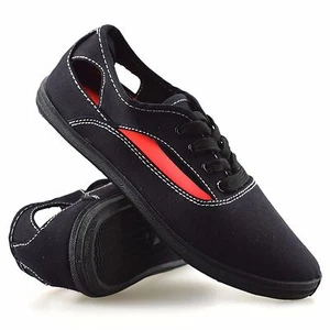 Damen Freizeit Memory Foam Fitnessstudio Wandern Fitness Sommer Canvas Turnschuhe Größe - Bild 1 von 12